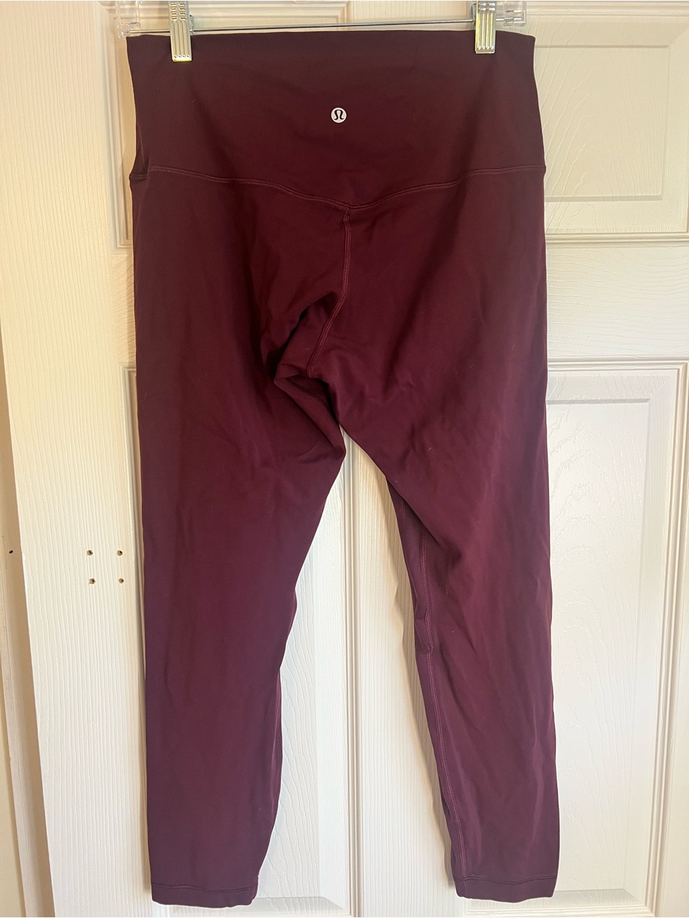 Lululemon Align High Rise Leggings Size 10 Burgundy Wine Red Yoga Pants